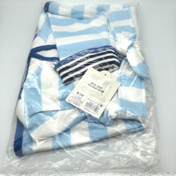 Cloud island baby boys stripe knit terry robe blue - Picture 9 of 11